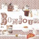 Dekorszalvéta - Bonjour