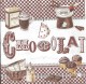 Dekorszalvéta - Chocolat Fondant