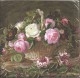 Dekorszalvéta - Old Elegant Roses