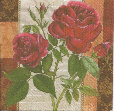 Dekorszalvéta - Rosa