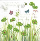 Dekorszalvéta - Cloverleaf & Ladybug