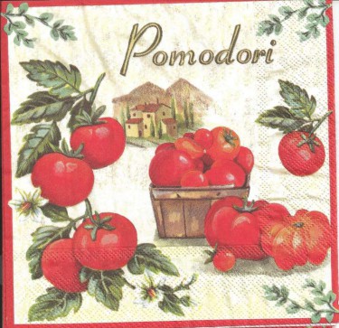 Dekorszalvéta - Pomodoro