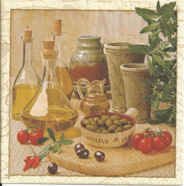 Dekorszalvéta - Olive