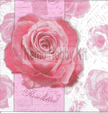 Dekorszalvéta - Roses Letter