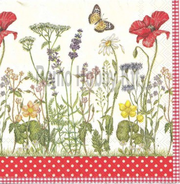 Dekorszalvéta - Blumenwiese