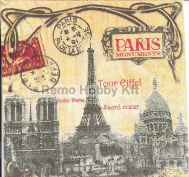 Dekorszalvéta - Paris Moments