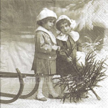 Dekorszalvéta - X-mas Children 2