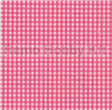 Dekorszalvéta - Cuadros Pink