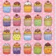 Dekorszalvéta - Cupcakes