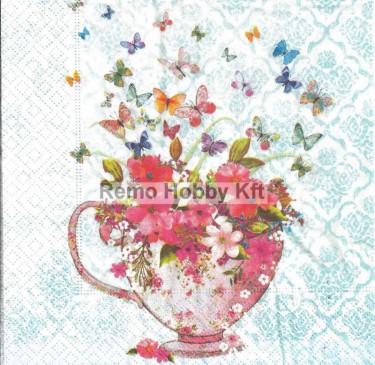 Dekorszalvéta - Cup of Flowers