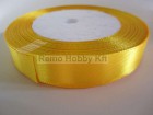 Szatén szalag, Napsárga 15 mm / 23 m