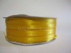 Szatén szalag, Napsárga 3 mm / 91 m