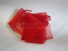 Organza zsák piros kicsi 5 db/cs.