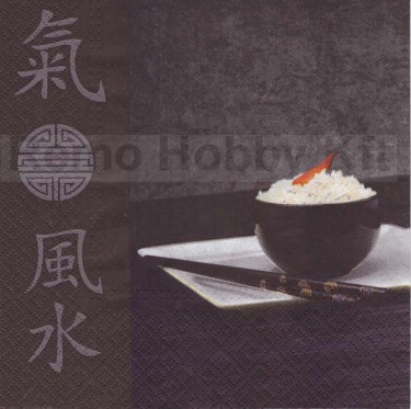 Dekorszalvéta - Sushi in Black