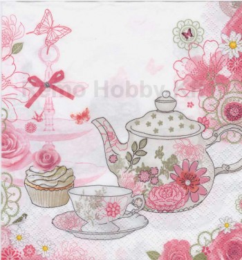 Dekorszalvéta - Tea with Muffin