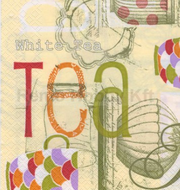 Dekorszalvéta - White Tea
