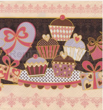 Dekorszalvéta - Muffins