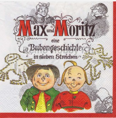 Dekorszalvéta - Max und Moritz