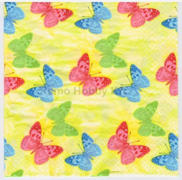 Dekorszalvéta - Papillon Yellow