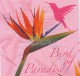 Dekorszalvéta - Bird of Paradise Pink