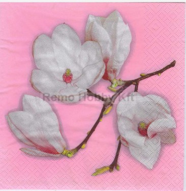 Dekorszalvéta - White Magnolia