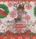 Dekorszalvéta - Christmas Stag