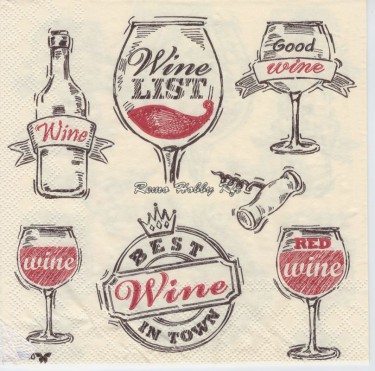 Dekorszalvéta - Wine Beige