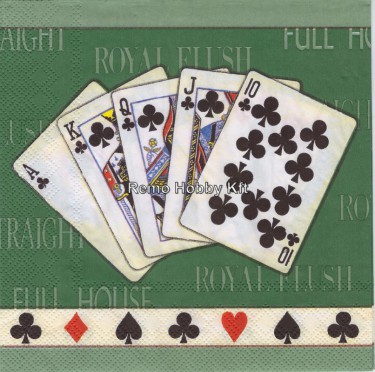 Dekorszalvéta - Full House Green