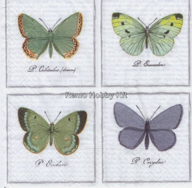 Dekorszalvéta - Big Butterflies