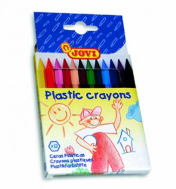 Jovi Hexagonales Plastic Crayons zsírkréta készlet 12 db/cs