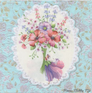 Dekorszalvéta - Bunch of Flowers