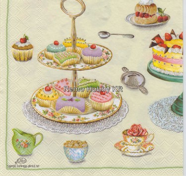Dekorszalvéta - Time for Sweets Cream