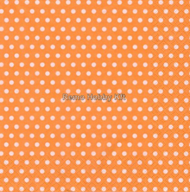 Dekorszalvéta - Bolas Orange