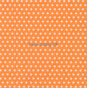 Dekorszalvéta - Bolas Orange
