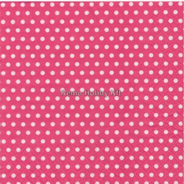 Dekorszalvéta - Bolas Pink