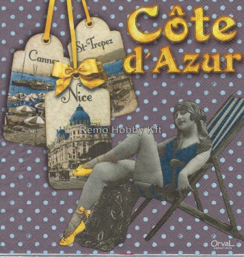 Dekorszalvéta - Cote d'Azur Souvenirs