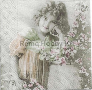 Dekorszalvéta - Flower Girl