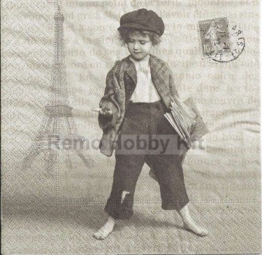 Dekorszalvéta - Boy Paris
