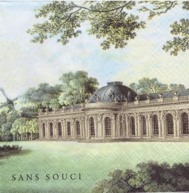 Dekorszalvéta - Schloss Sanssouci