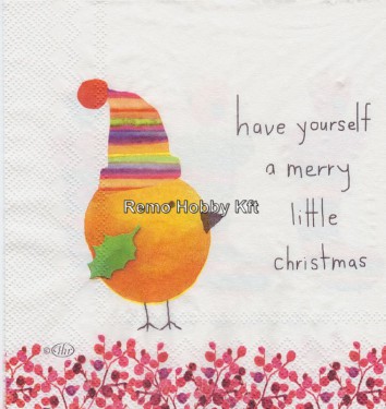 Dekorszalvéta - Little Christmas White