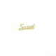 Festhető fafigura Sweet felirat nagy 11.5x4.5 cm 1 db/cs