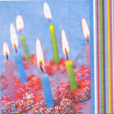 Dekorszalvéta - Happy Birthday 5