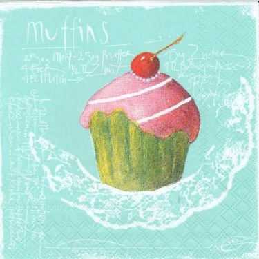 Dekorszalvéta - Muffin