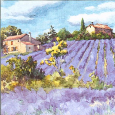Dekorszalvéta - Lavender Fields Forever