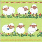Dekorszalvéta - Funny Sheep