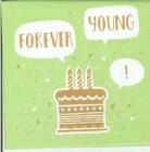 Dekorszalvéta - Forever Young, zöld