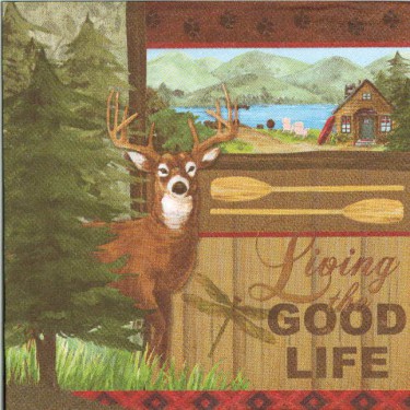 Dekorszalvéta - Wild Vacation - Living the Good Life