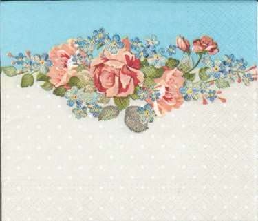 Dekorszalvéta - Summer Bouquet