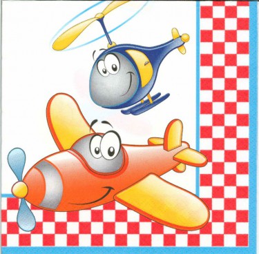 Dekorszalvéta - Airplane & Helicopter
