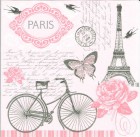 Dekorszalvéta - Parisian Bicycle